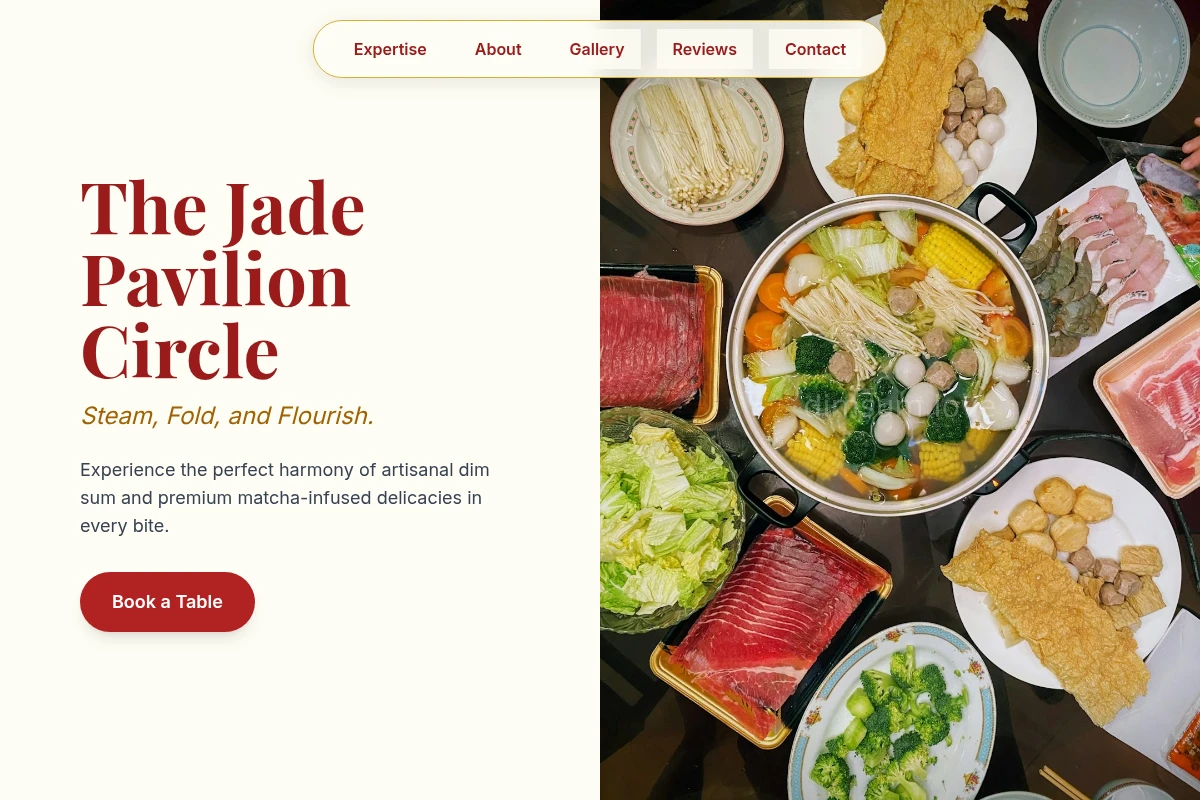 Matcha Mist Chinese Food
